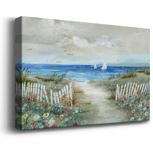 Coastal Garden Premium Gallery Wrapped Canvas - Ready to Hang