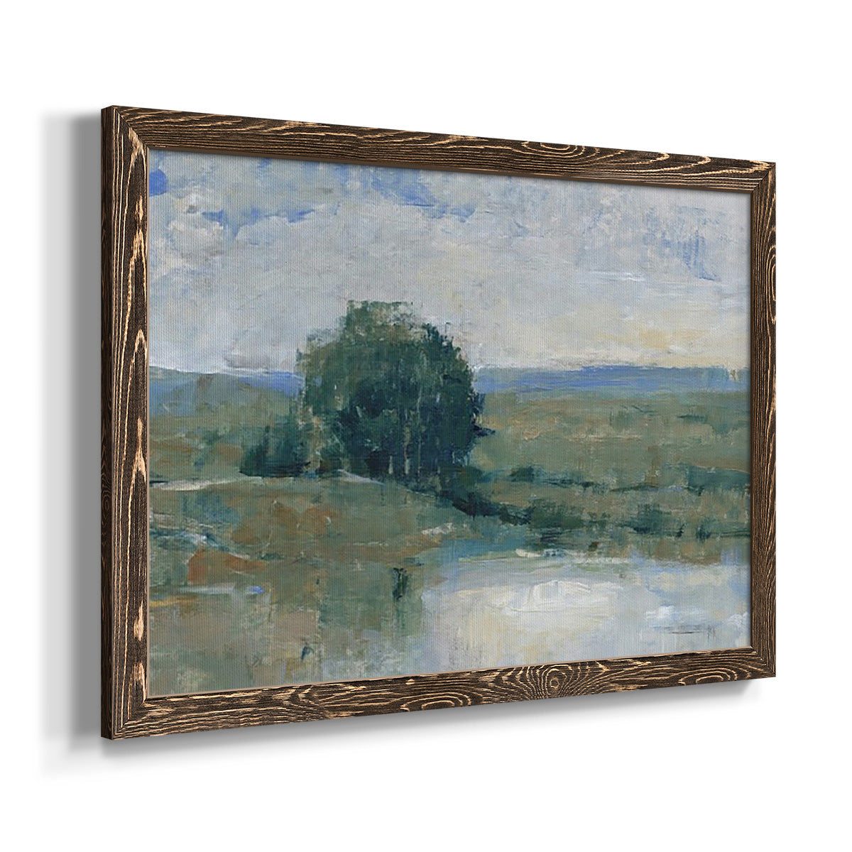 Riverbank Impression I-Premium Framed Canvas - Ready to Hang