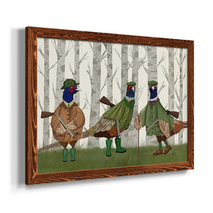 Pheasant Shooting Party Group 2-Premium Framed Canvas - Ready to Hang