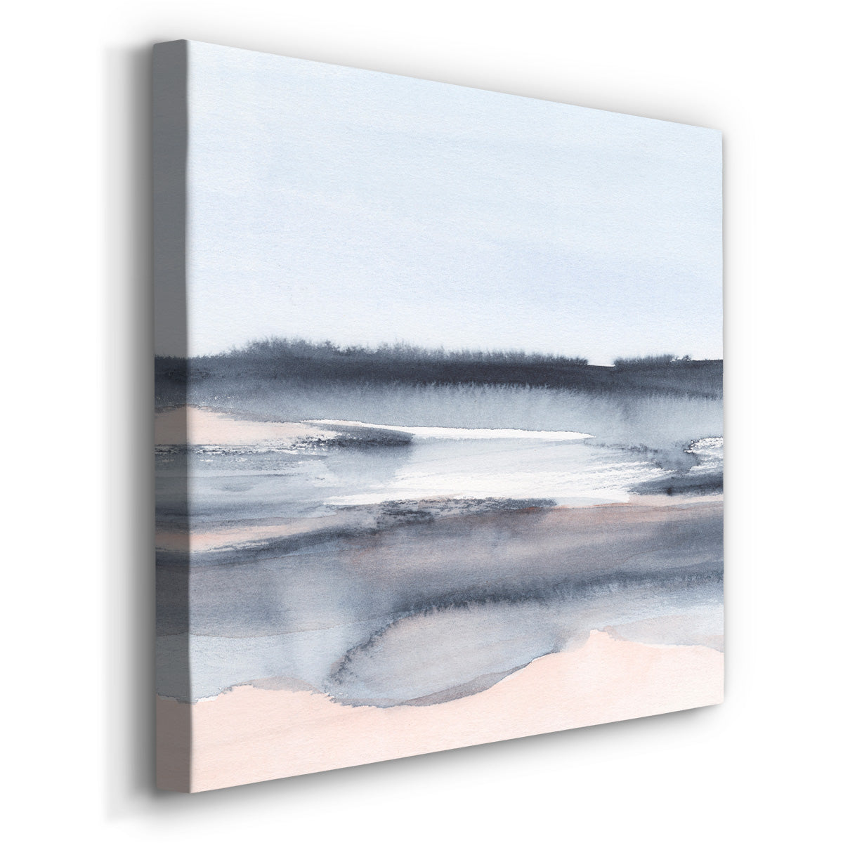 Blush Reflections III-Premium Gallery Wrapped Canvas - Ready to Hang