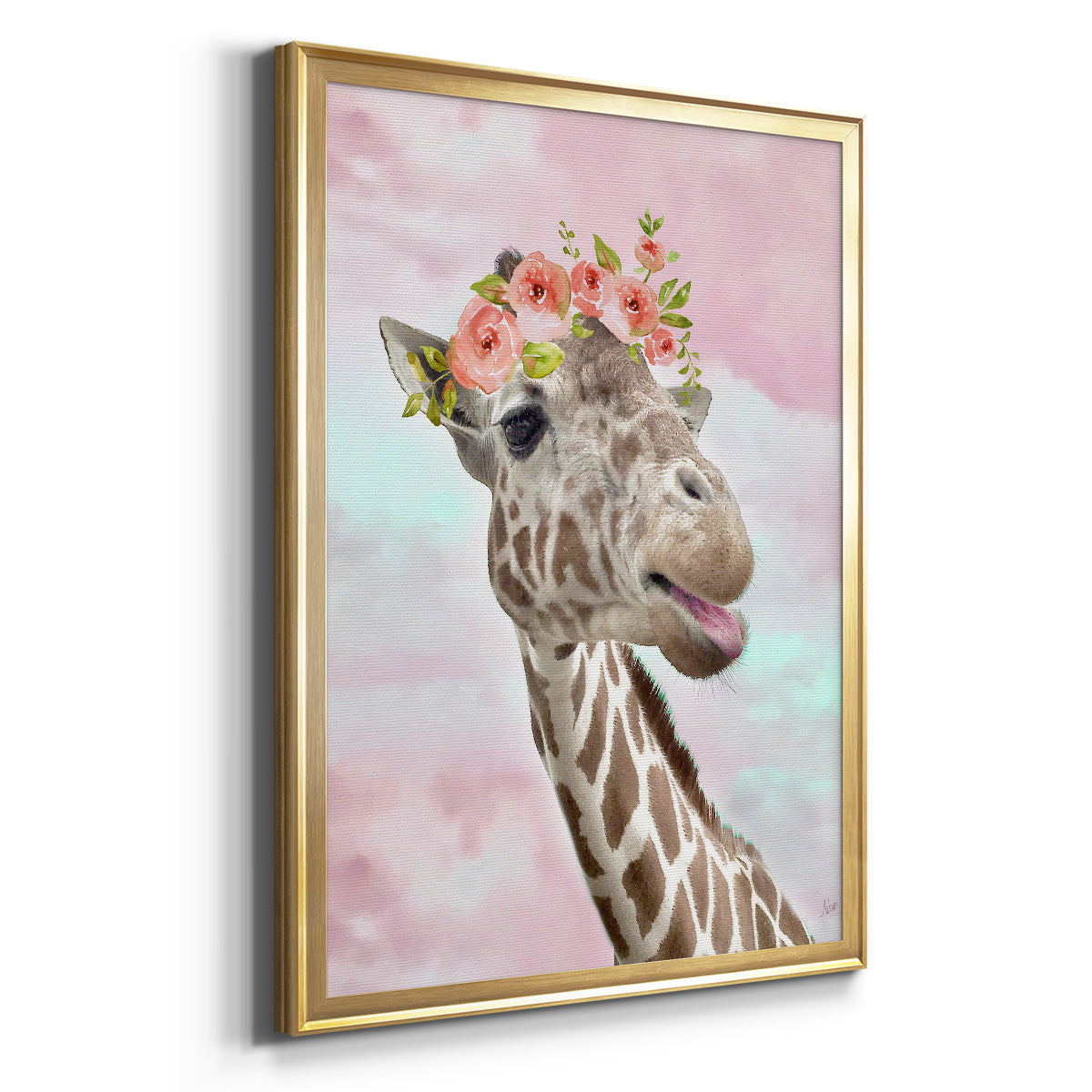 Floral Fun I Premium Framed Print - Ready to Hang