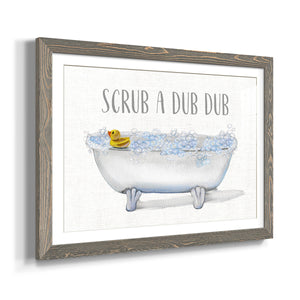 Scrub A Dub-Premium Framed Print - Ready to Hang