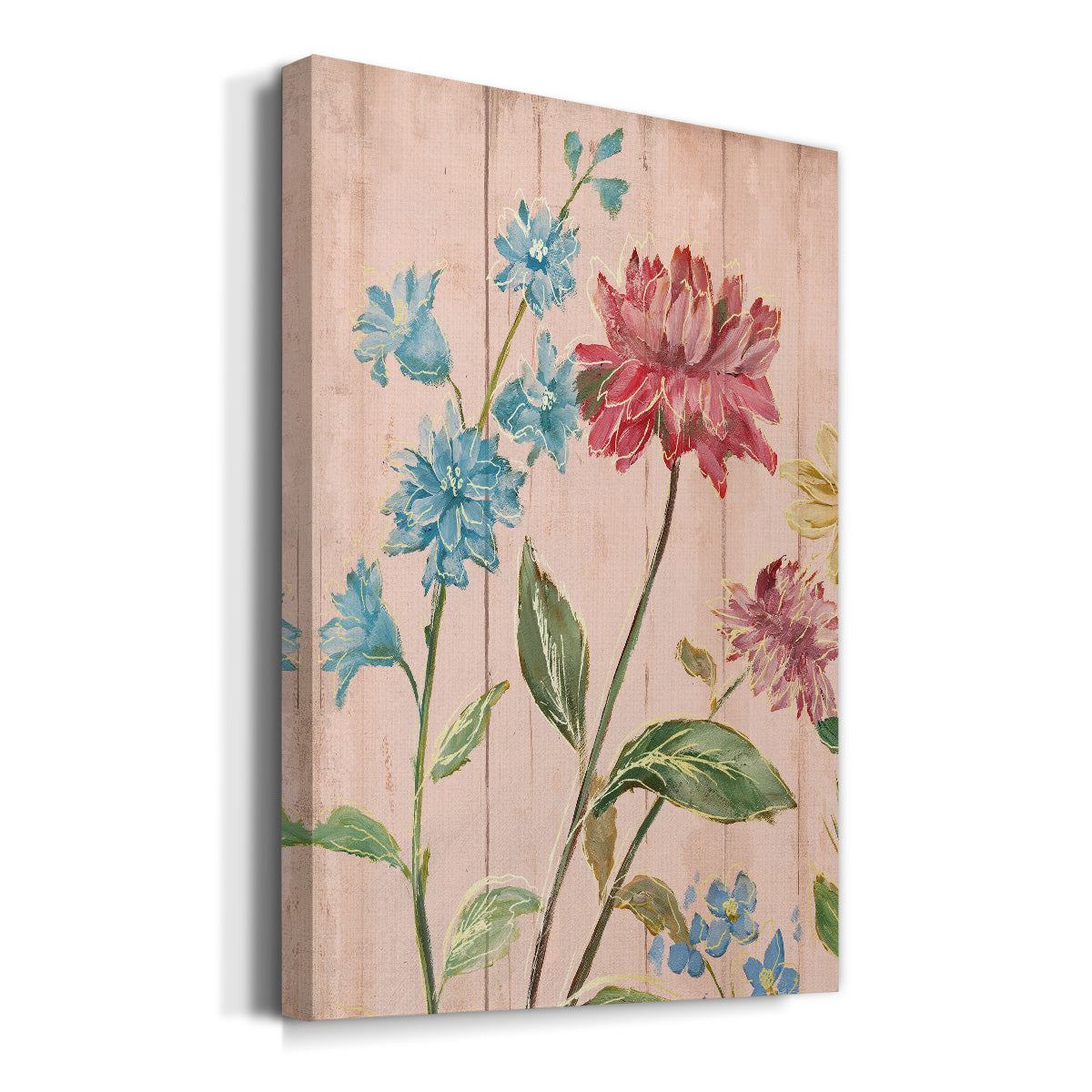 Wildflower Flutter I Premium Gallery Wrapped Canvas - Ready to Hang