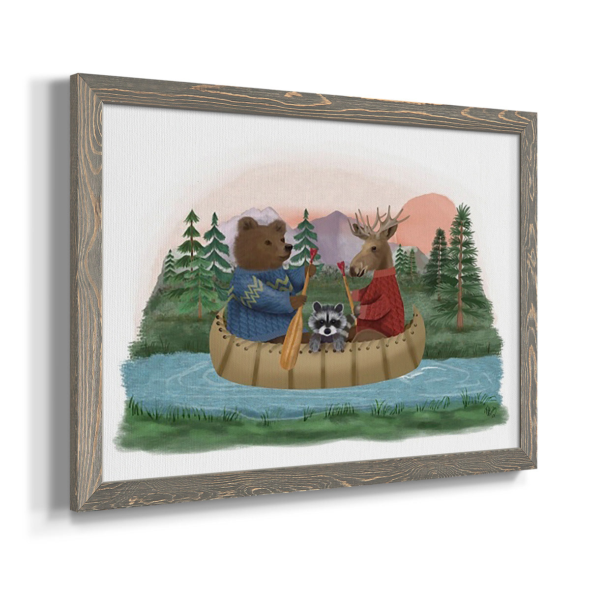 River Trip-Premium Framed Canvas - Ready to Hang