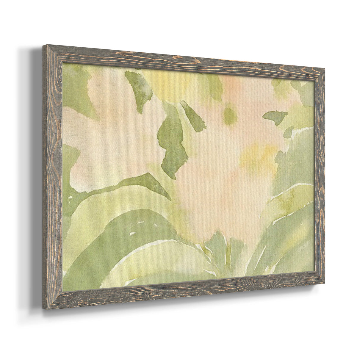 Verdant Floral Abstract II-Premium Framed Canvas - Ready to Hang