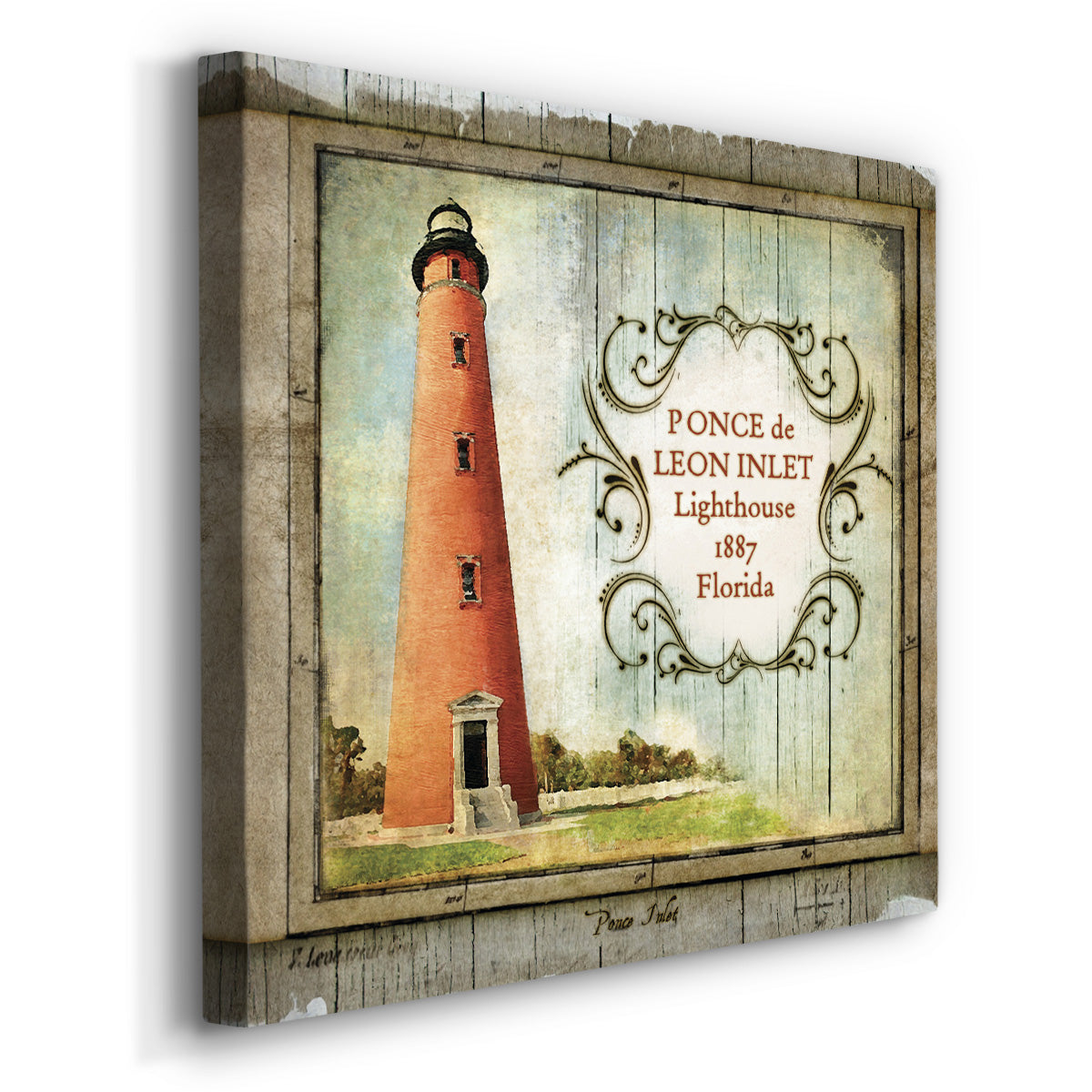 Florida Lighthouse VIII-Premium Gallery Wrapped Canvas - Ready to Hang