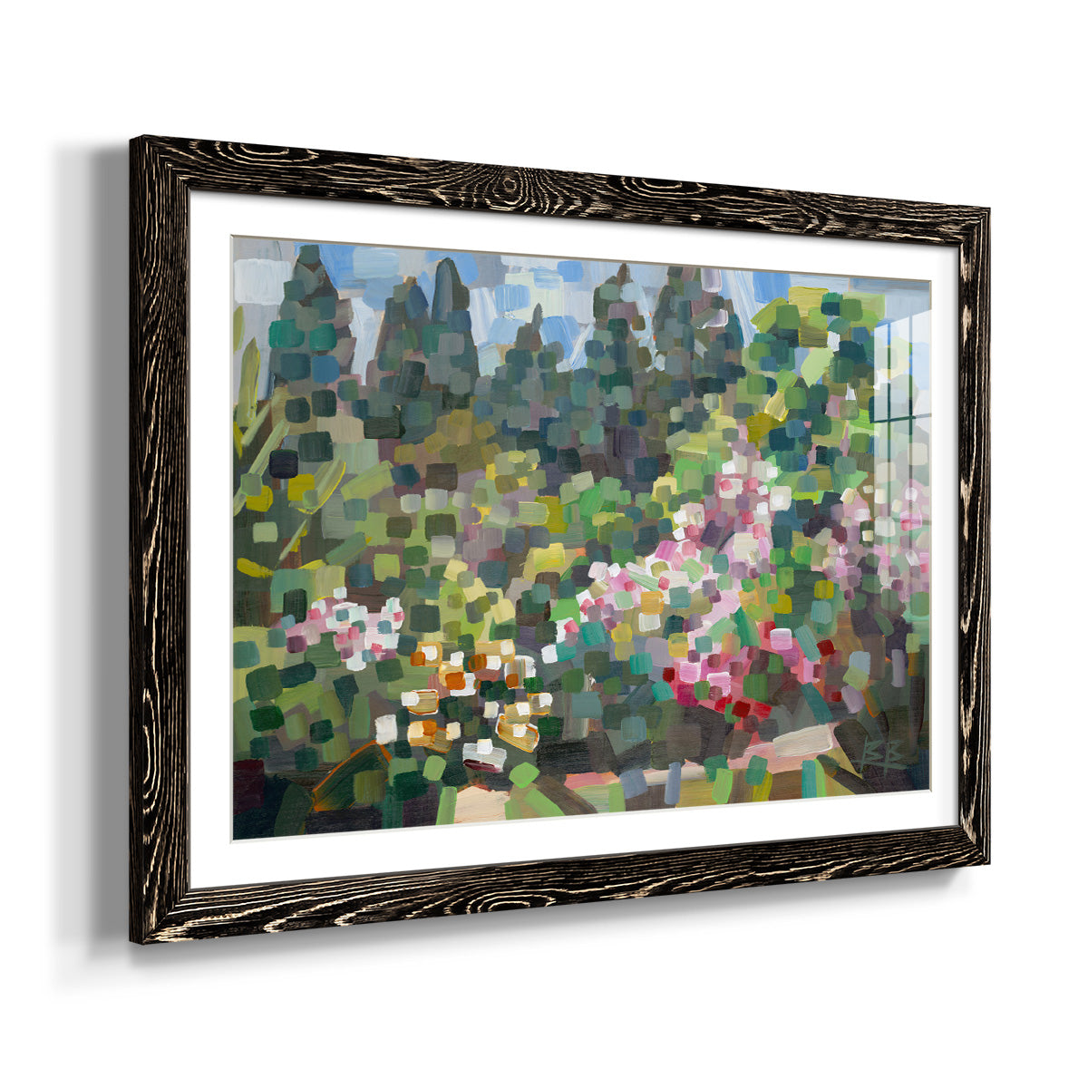 Arboretum in Spring-Premium Framed Print - Ready to Hang