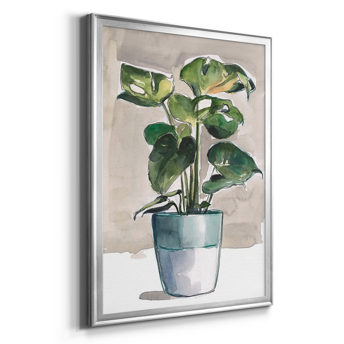 Potted Houseplant II Premium Framed Print - Ready to Hang