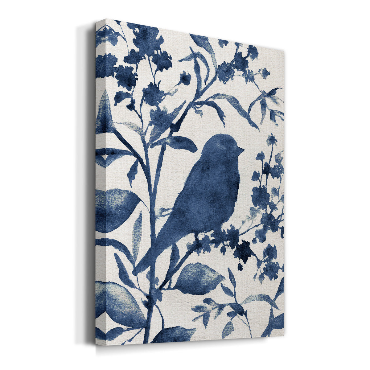 Bluebird Silhouette I Premium Gallery Wrapped Canvas - Ready to Hang