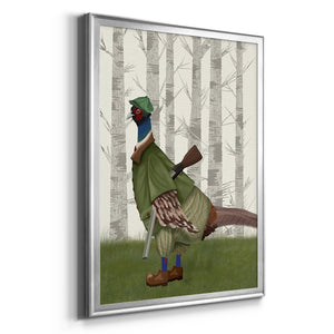 Pheasant Shooting Party 1 Premium Framed Print - Ready to Hang