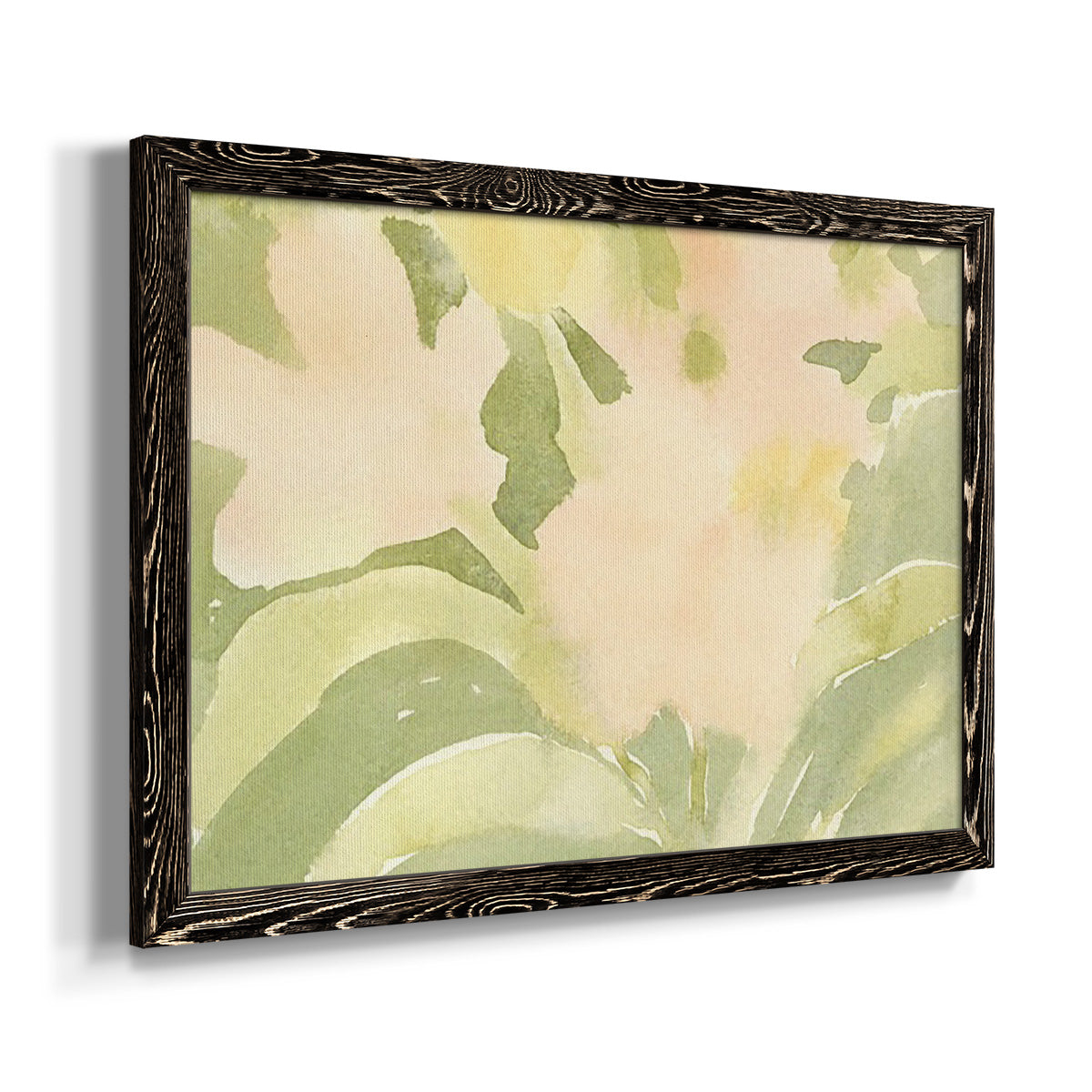 Verdant Floral Abstract II-Premium Framed Canvas - Ready to Hang