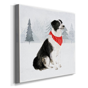 Christmas Cats and Dogs II-Premium Gallery Wrapped Canvas - Ready to Hang