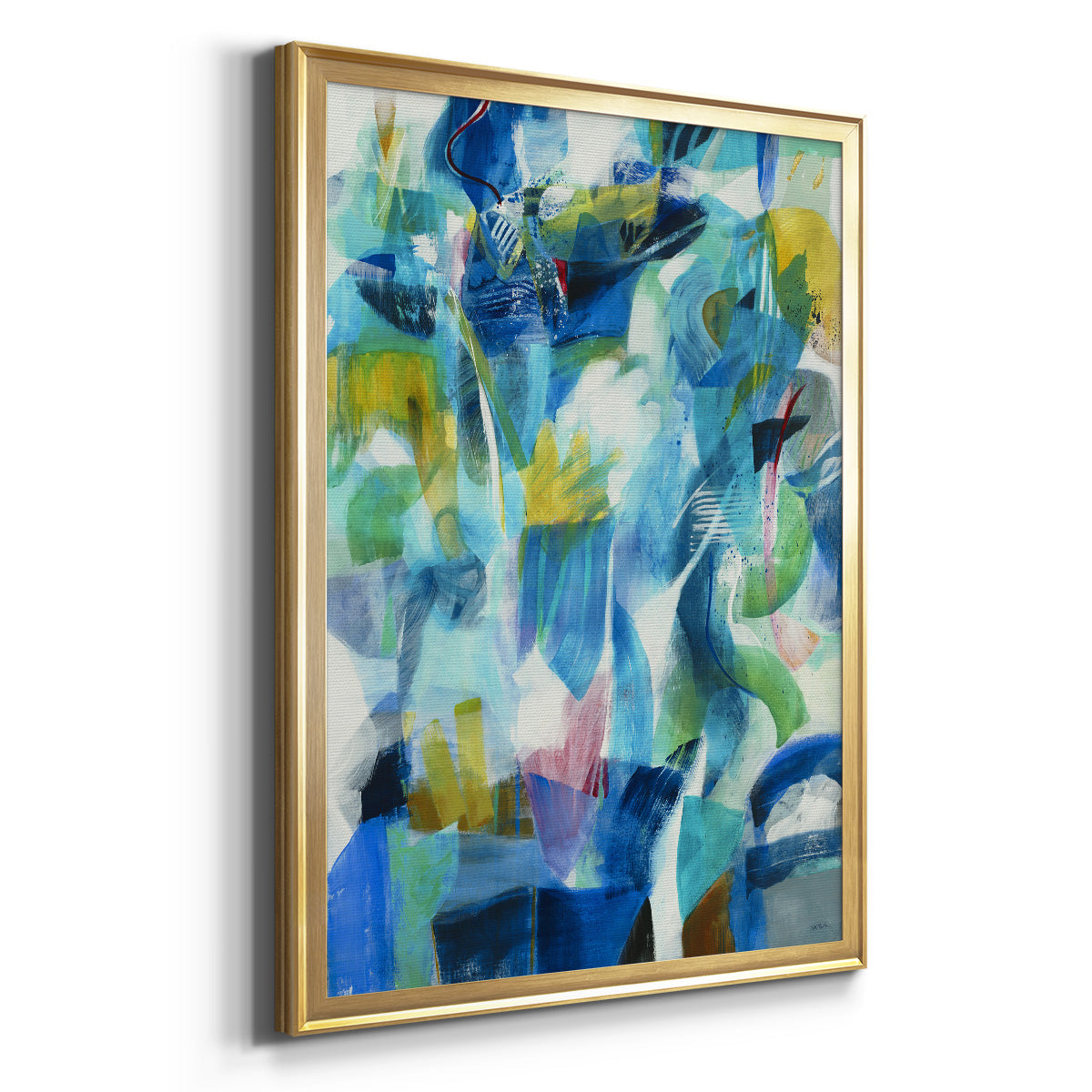 Green Passage Premium Framed Print - Ready to Hang