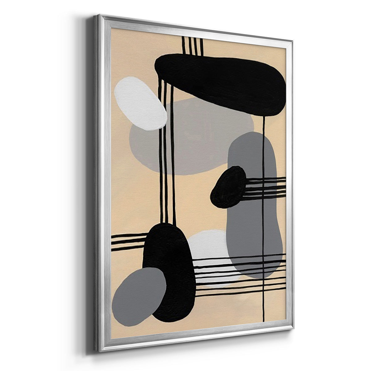 Interconnected Shapes II Premium Framed Print - Ready to Hang