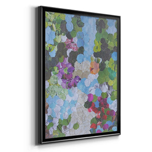 Iris Garden Premium Framed Print - Ready to Hang