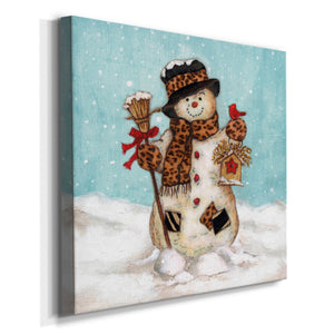 Snowman-Premium Gallery Wrapped Canvas - Ready to Hang
