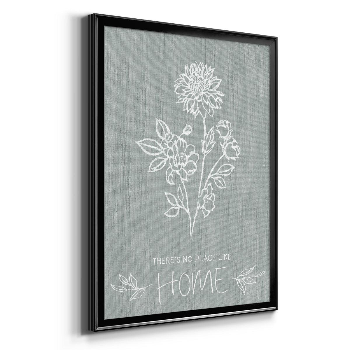 No Place Like Home Sketch Premium Framed Print - Ready to Hang