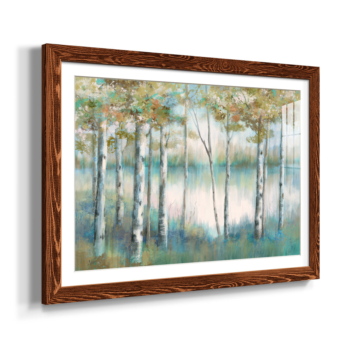 Aspen Lake-Premium Framed Print - Ready to Hang