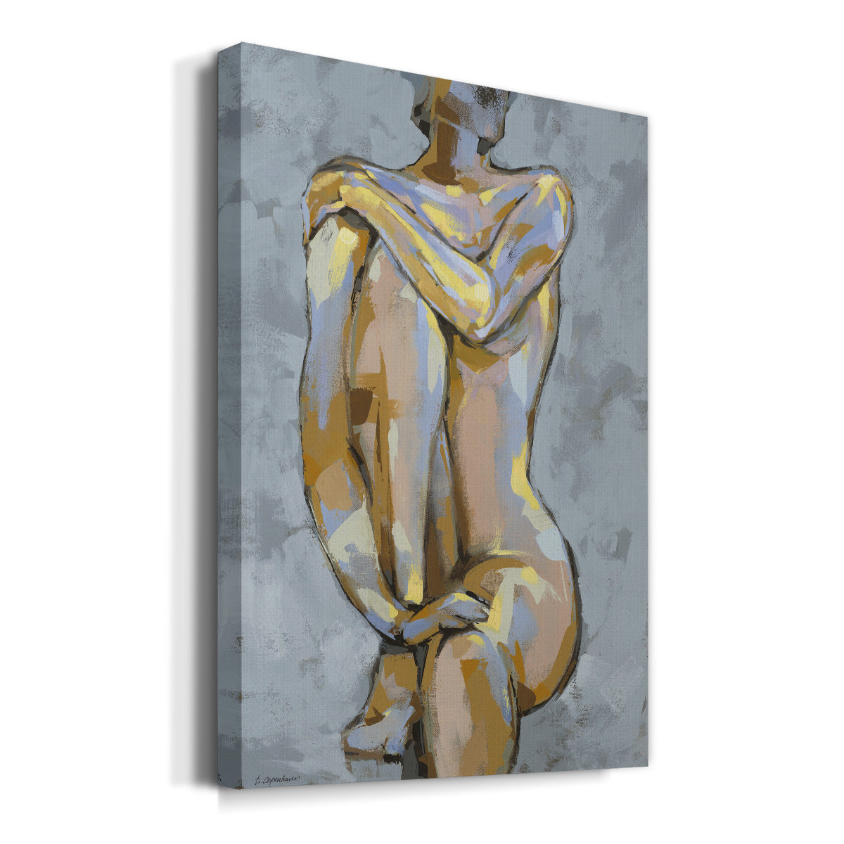 Grey Maiden I Premium Gallery Wrapped Canvas - Ready to Hang