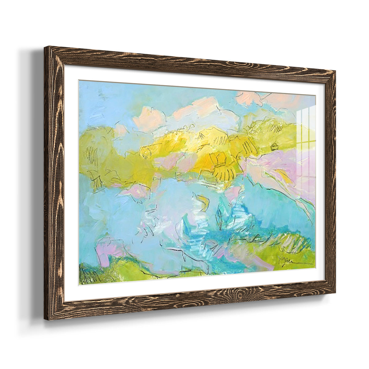 Learning to Fly-Premium Framed Print - Ready to Hang