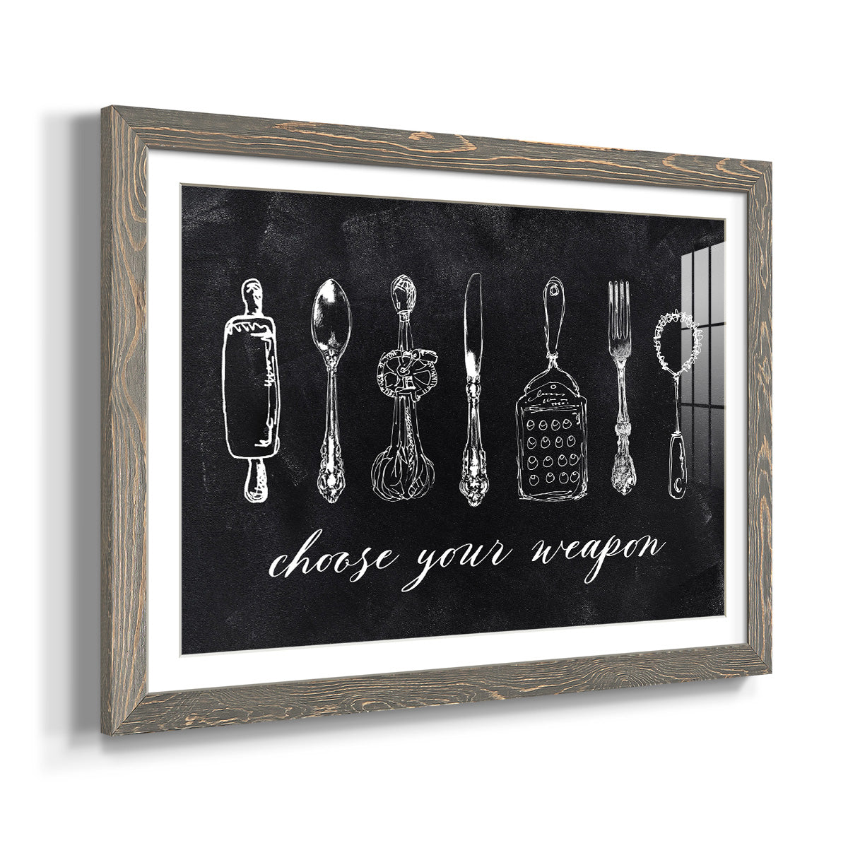 Choose Your Weapon-Premium Framed Print - Ready to Hang