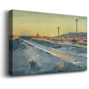 Deserted Highway I Premium Gallery Wrapped Canvas - Ready to Hang