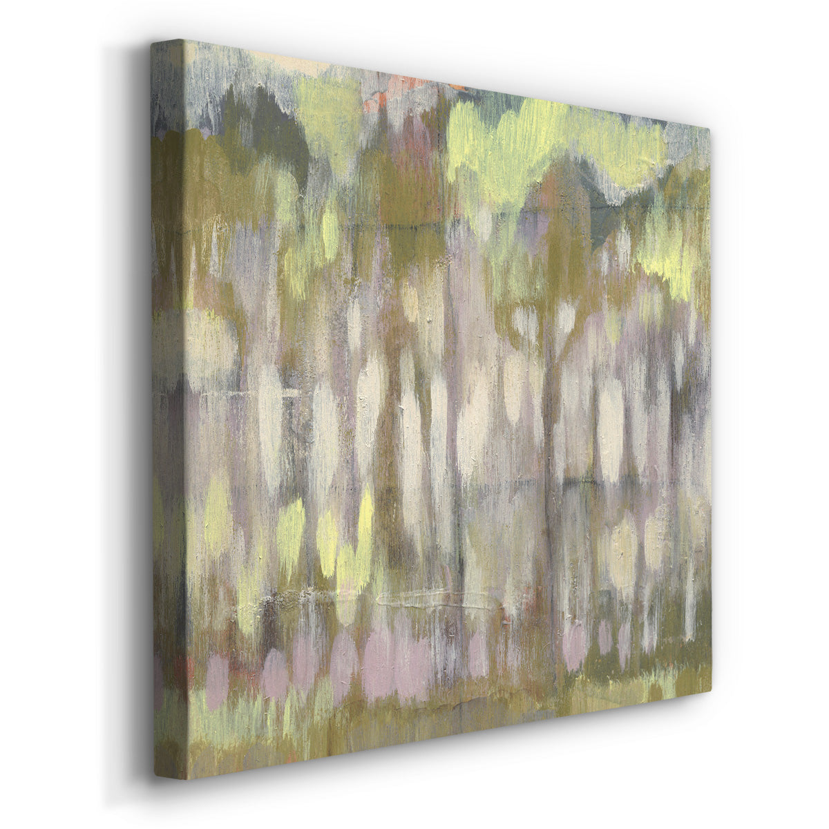 Stained Glass Trees II-Premium Gallery Wrapped Canvas - Ready to Hang