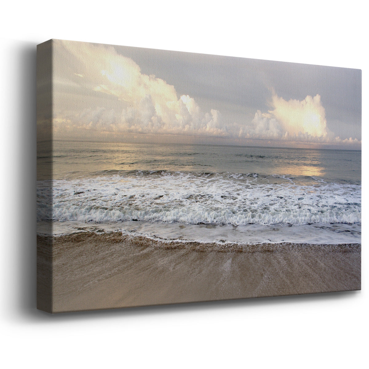 Ebbing Wave Premium Gallery Wrapped Canvas - Ready to Hang
