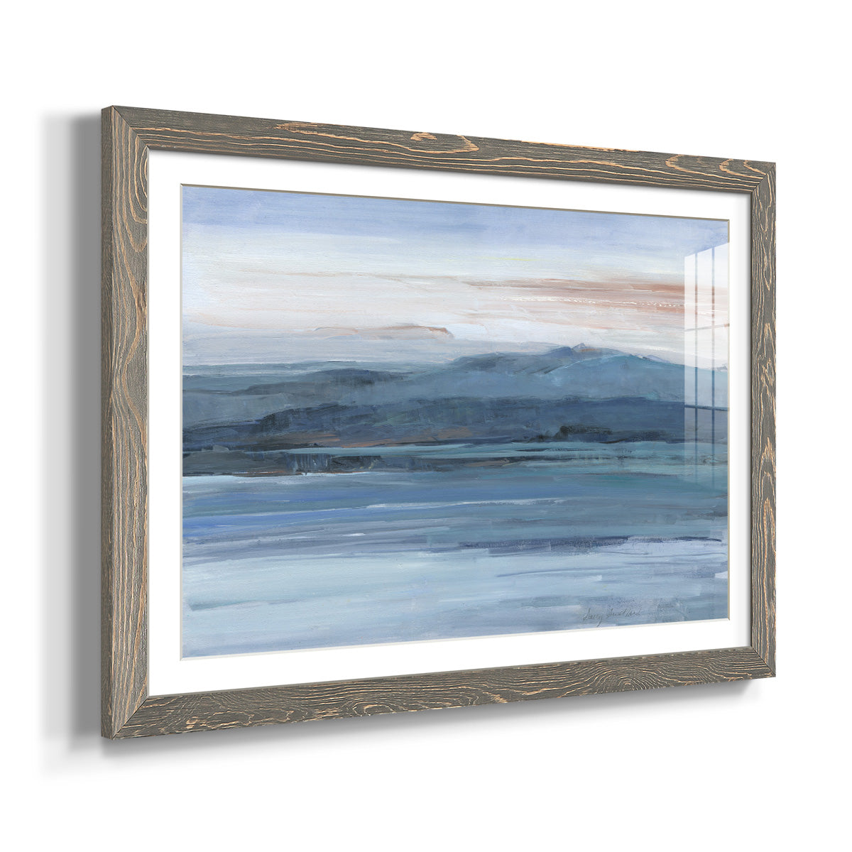 Across The Lake-Premium Framed Print - Ready to Hang