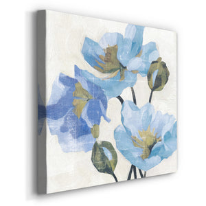 Azure Peony II-Premium Gallery Wrapped Canvas - Ready to Hang