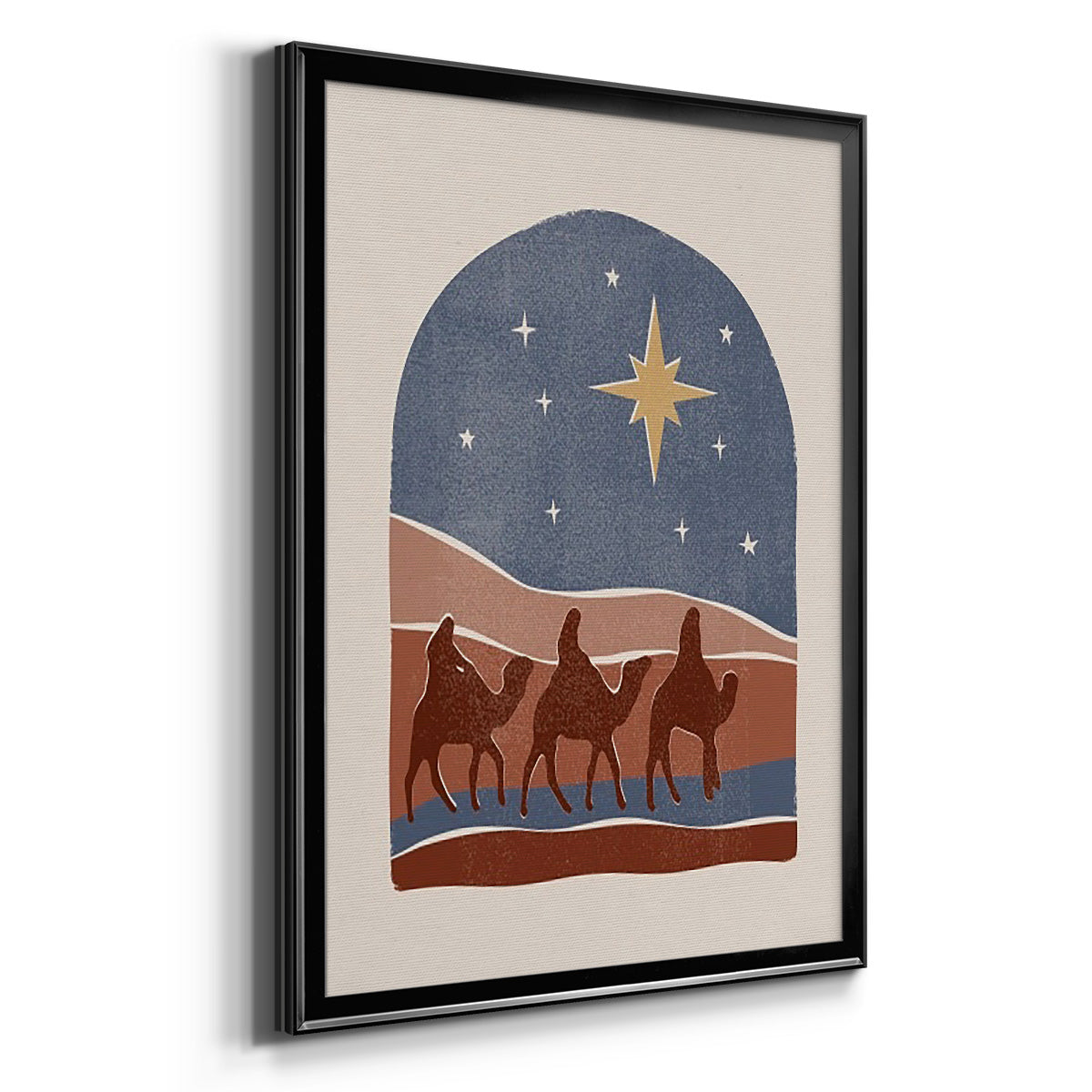 Boho Nativity II Premium Framed Print - Ready to Hang