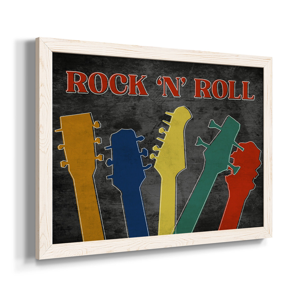 Rock and Roll-Premium Framed Canvas - Ready to Hang