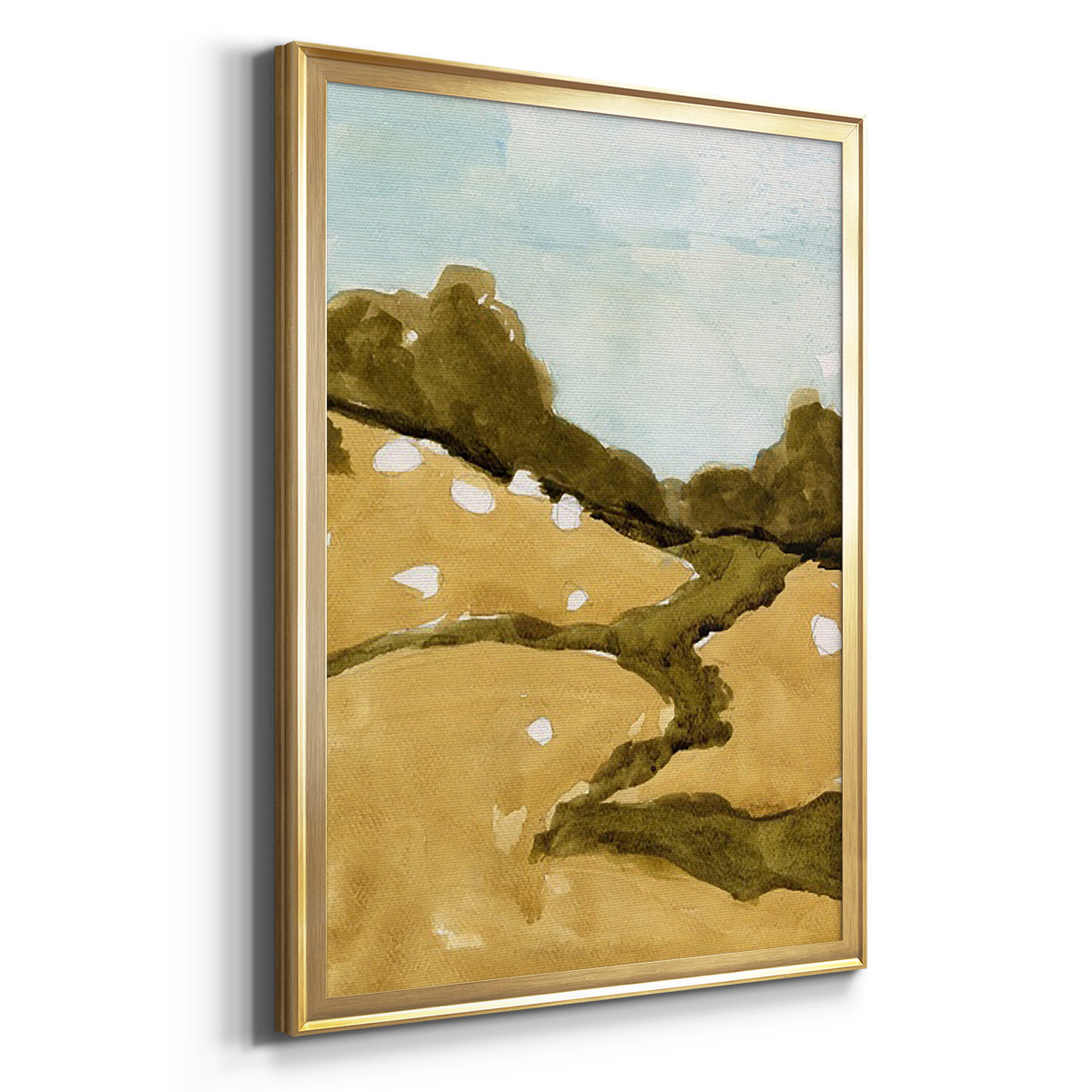 Scattered Sheep II Premium Framed Print - Ready to Hang