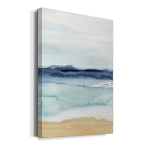 Watercolor Ocean Horizon II Premium Gallery Wrapped Canvas - Ready to Hang