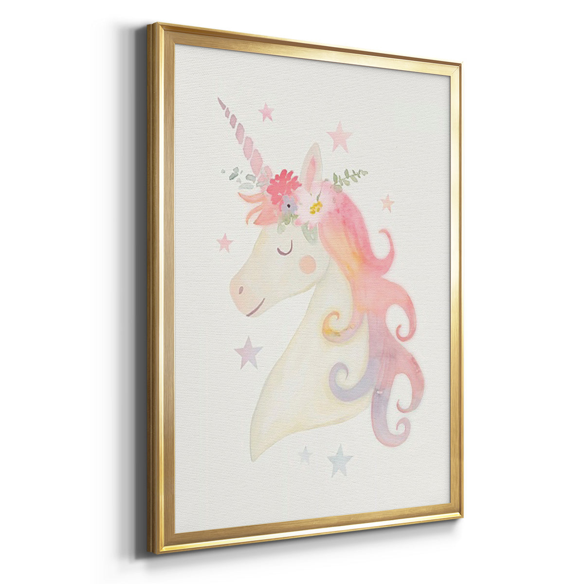 Sweet Unicorn I Premium Framed Print - Ready to Hang