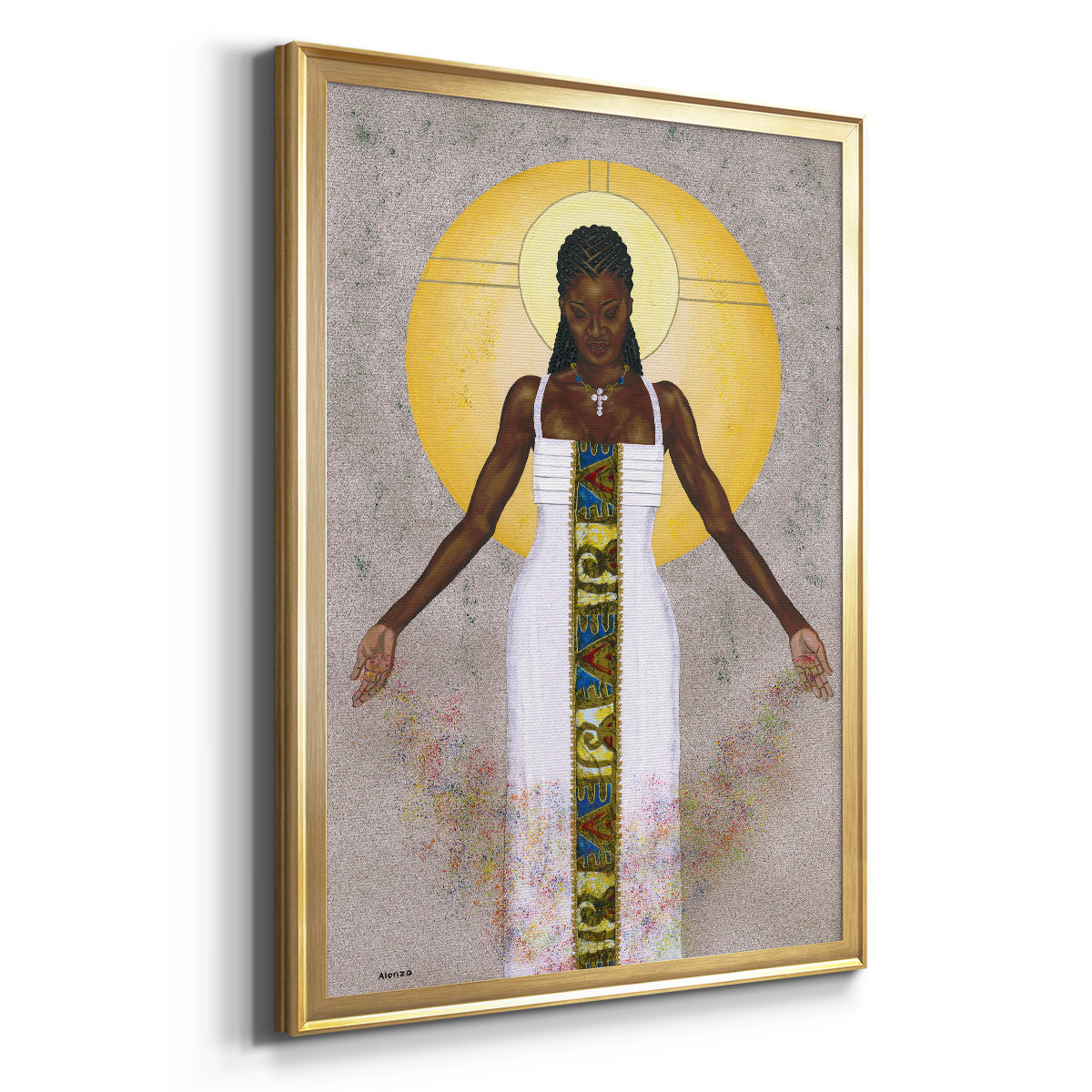 Her Peace Premium Framed Print - Ready to Hang