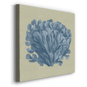 Chambray Coral III-Premium Gallery Wrapped Canvas - Ready to Hang