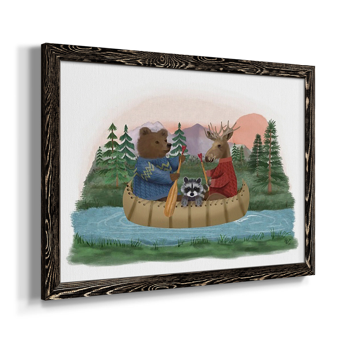 River Trip-Premium Framed Canvas - Ready to Hang