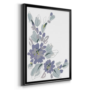 Periwinkle Patch III Premium Framed Print - Ready to Hang