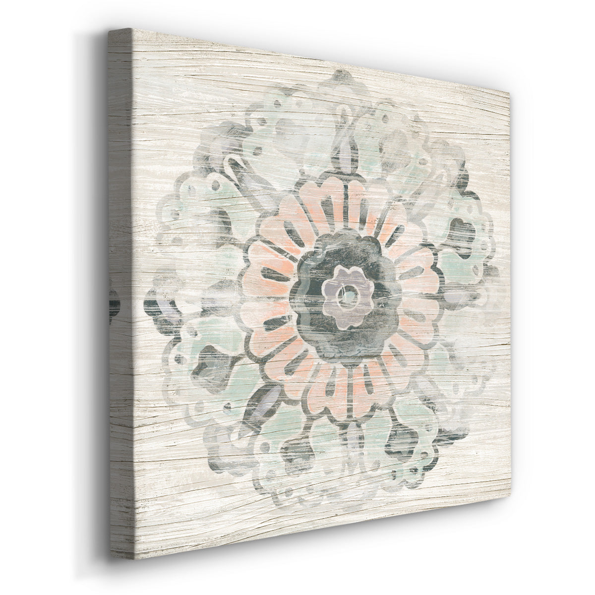 Weathered Emblem III-Premium Gallery Wrapped Canvas - Ready to Hang