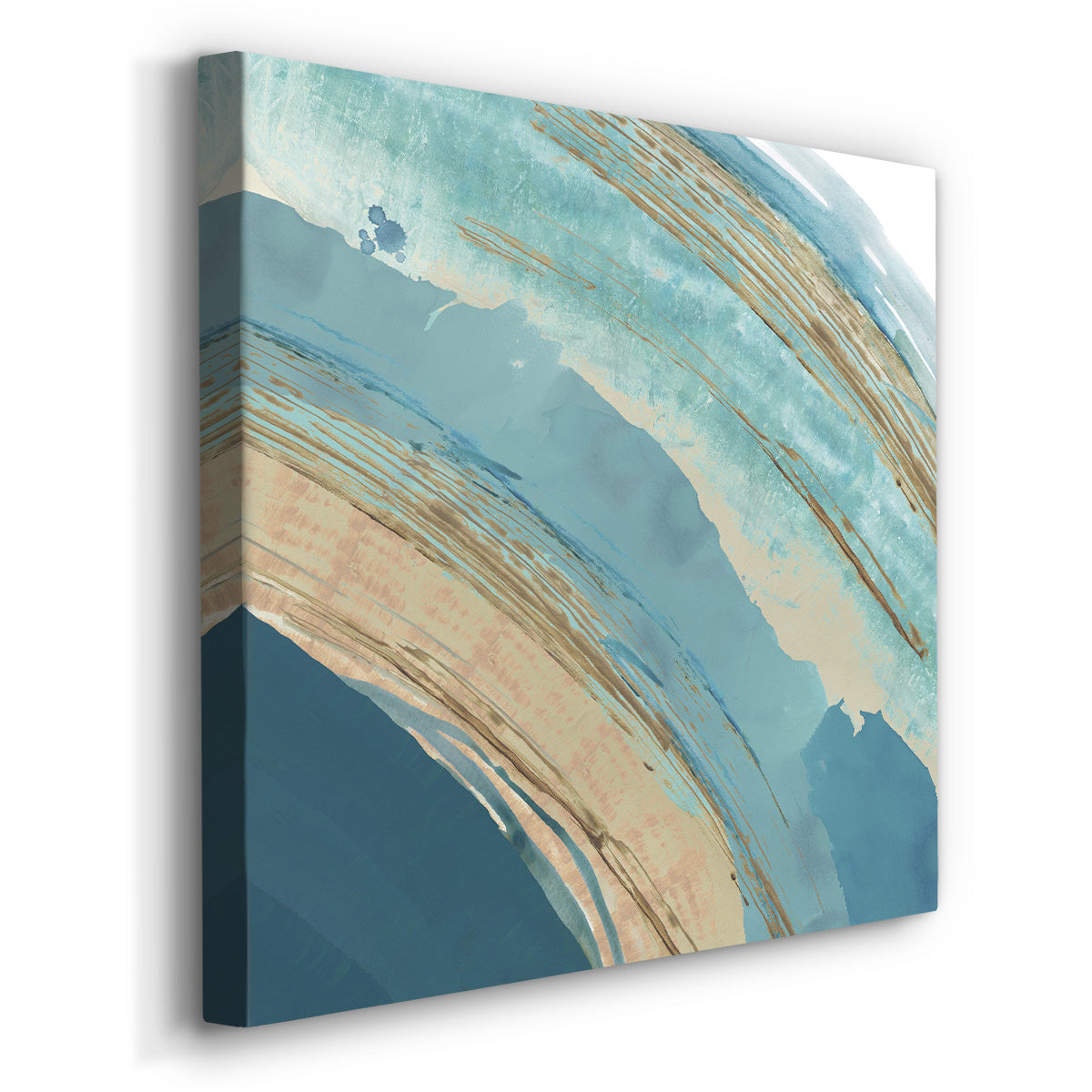 Making Blue Waves III-Premium Gallery Wrapped Canvas - Ready to Hang