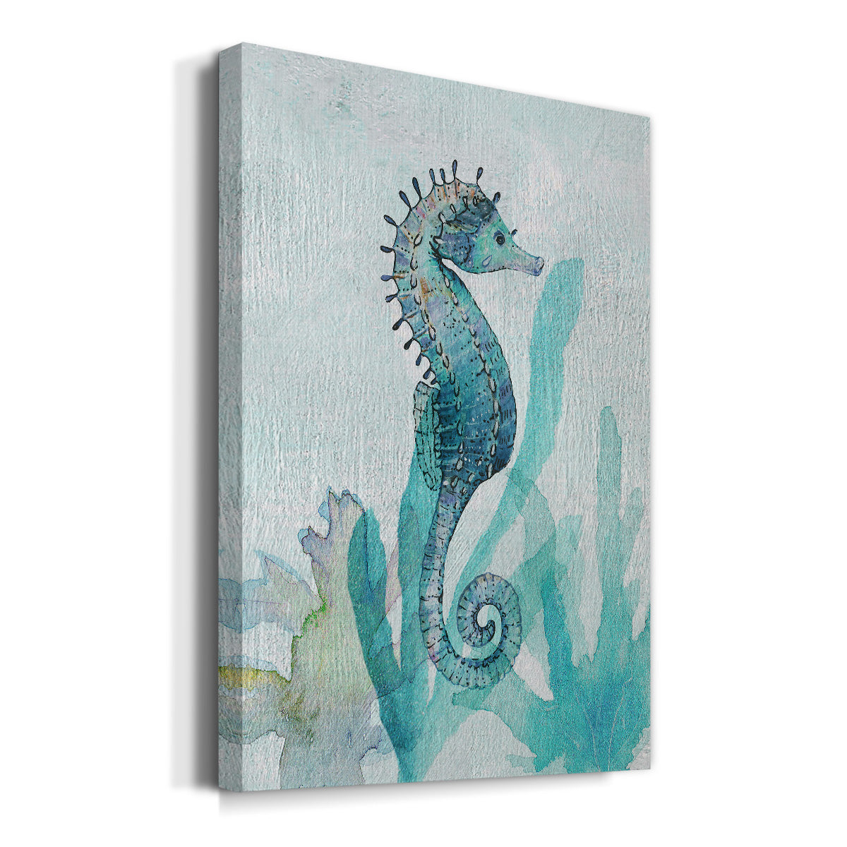 Seahorse I Premium Gallery Wrapped Canvas - Ready to Hang