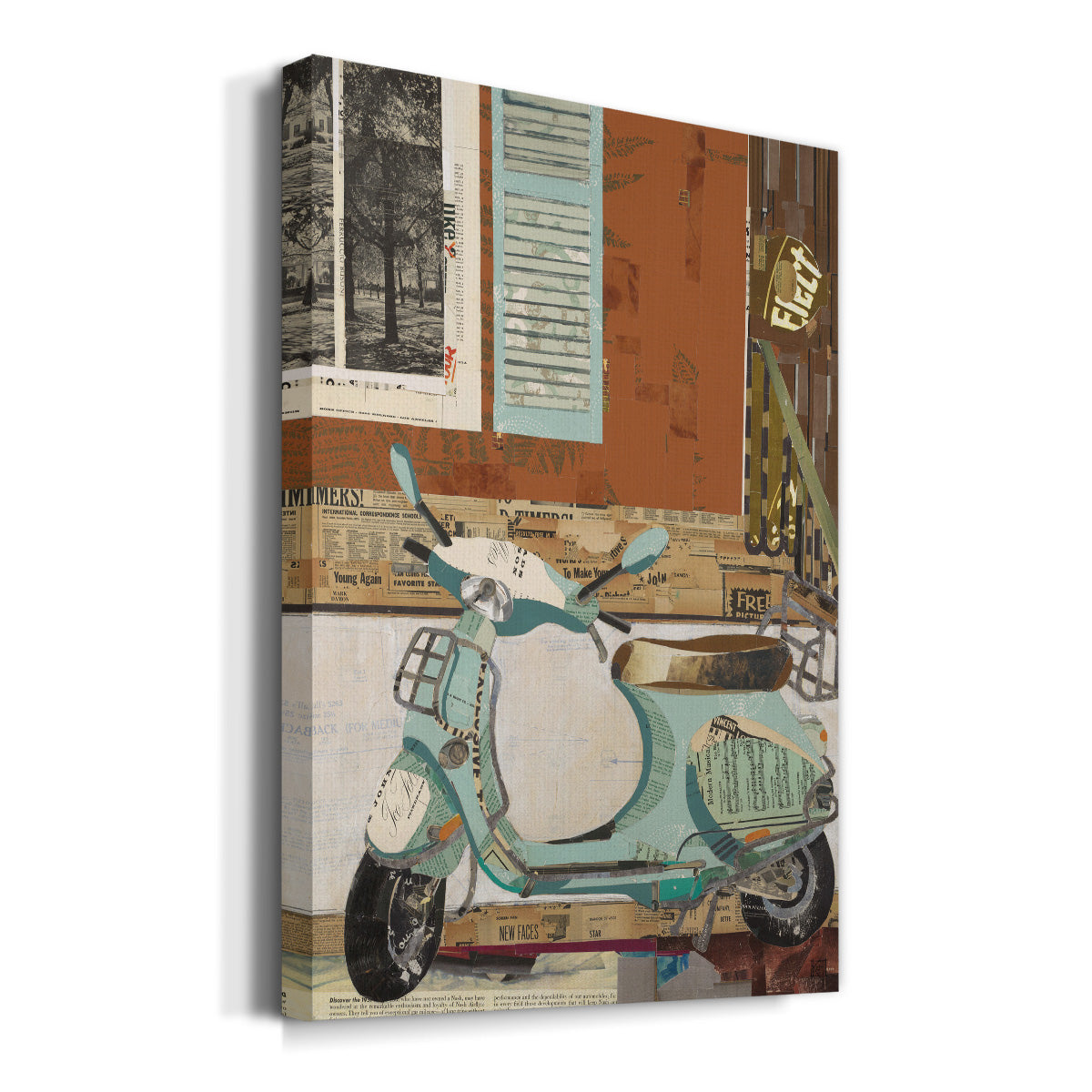 That Vespa Premium Gallery Wrapped Canvas - Ready to Hang