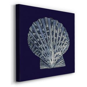 Indigo Shells VIII-Premium Gallery Wrapped Canvas - Ready to Hang