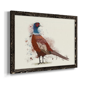 Pheasant Splash 5-Premium Framed Canvas - Ready to Hang