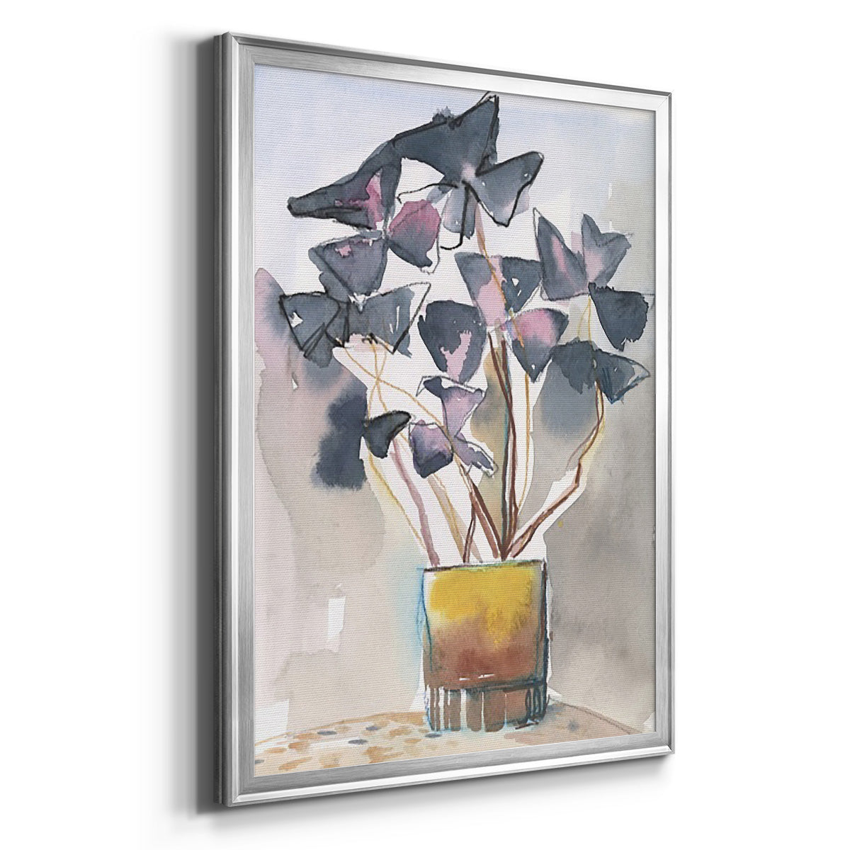 Oxalis in Vase II Premium Framed Print - Ready to Hang