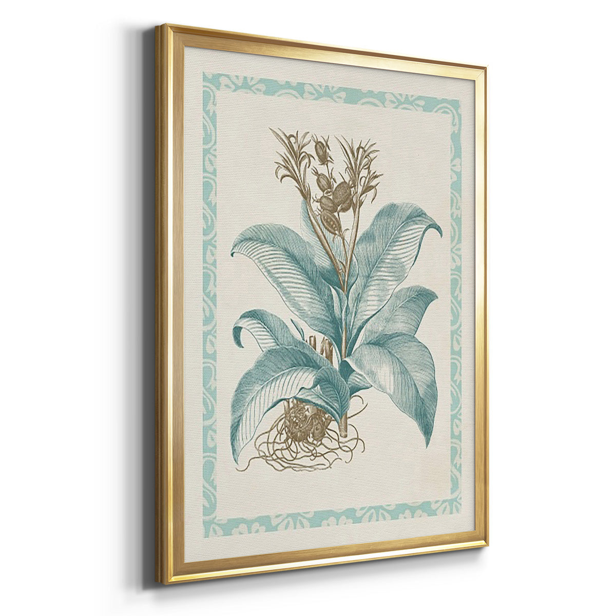 Willow Blue Besler III Premium Framed Print - Ready to Hang