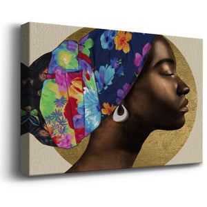 Golden Lady I Premium Gallery Wrapped Canvas - Ready to Hang