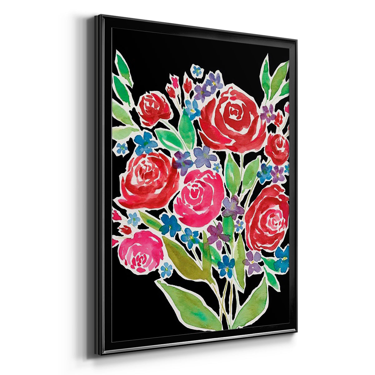Floral Choir Bouquet Premium Framed Print - Ready to Hang