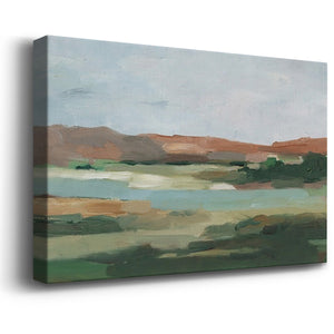 Autumn River Crossing I Premium Gallery Wrapped Canvas - Ready to Hang